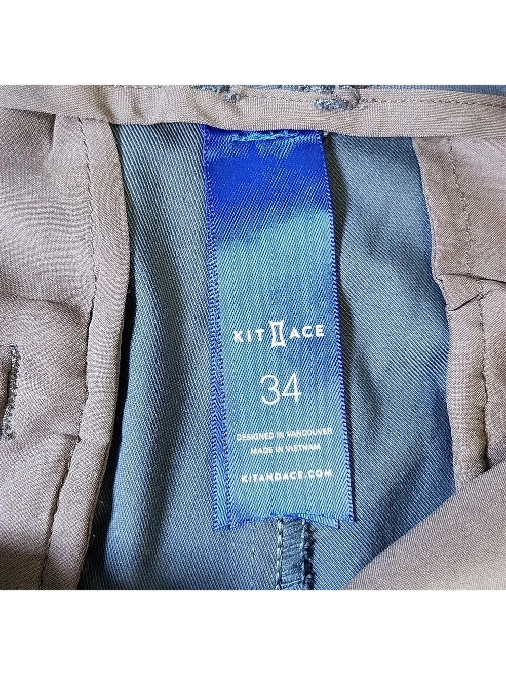 Kit and Ace Men's Light Blue Navigator Commute Jogger Pants Size 34